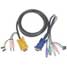 Iogear MiniView G2L5303P - keyboard / video / mouse / audio cable - 10 ft G2L5303P
